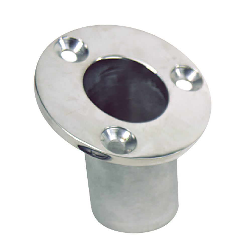 Whitecap Flush Mount Flag Pole Socket - Stainless Steel - 1-1/4" ID 6170 — Quality Boat Parts