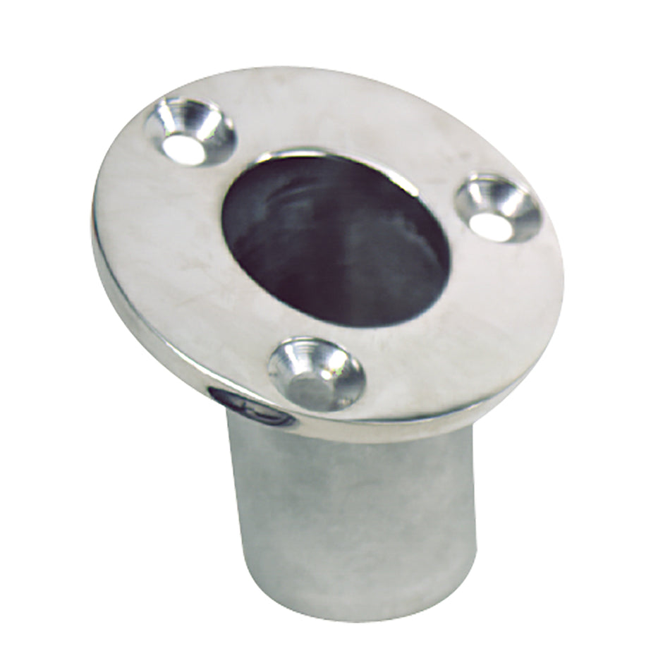 Whitecap Flush Mount Flag Pole Socket - Stainless Steel - 1-1/4" ID 6170 — Quality Boat Parts