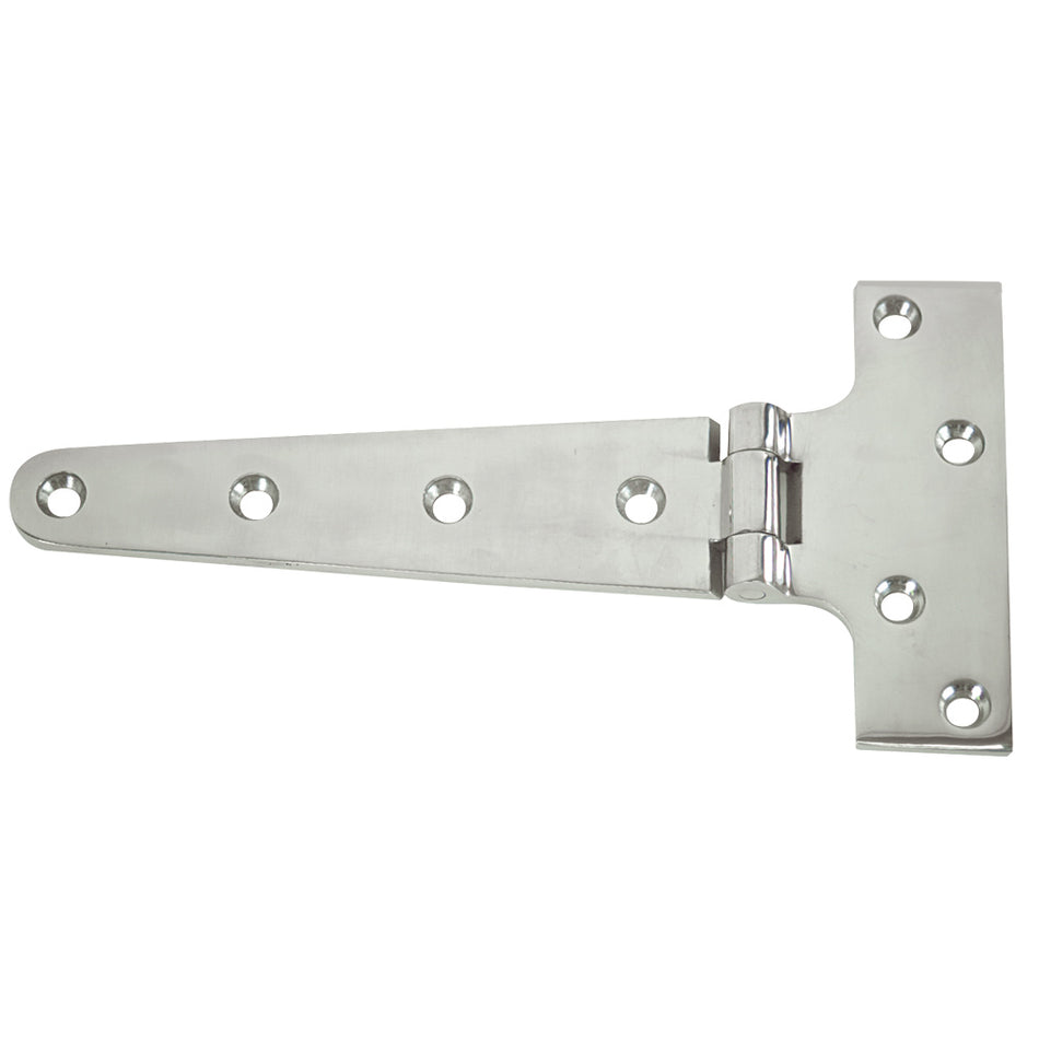Whitecap T-Strap Hinge - 316 Stainless Steel - 7-3/4" x 3-7/8" 6384 — Quality Boat Parts