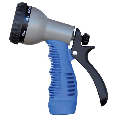 HoseCoil Rubber Tip Nozzle w/9 Pattern Adjustable Spray Head & Comfort Grip WN515 — Quality Boat Parts