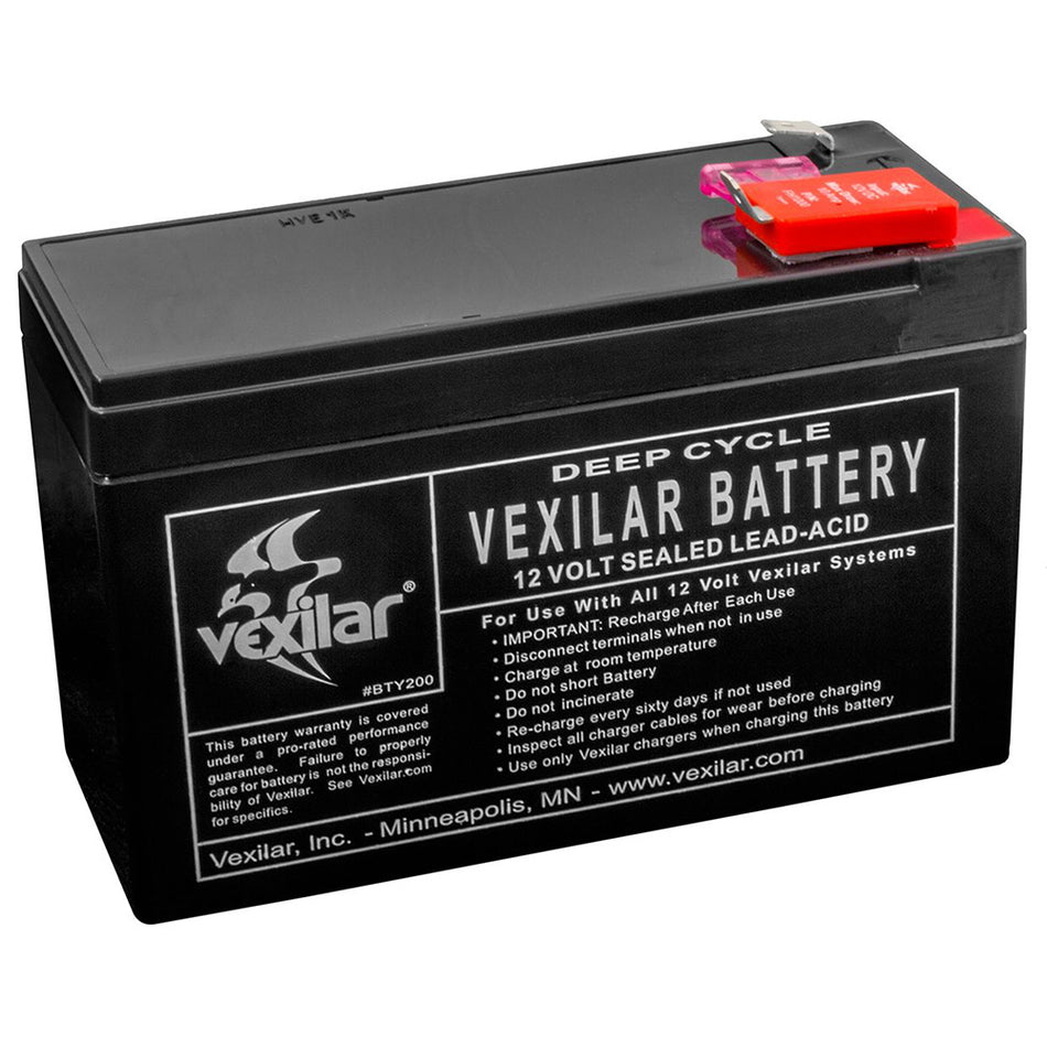 Vexilar 12V/9 AMP Lead-Acid Battery V-100 — Quality Boat Parts