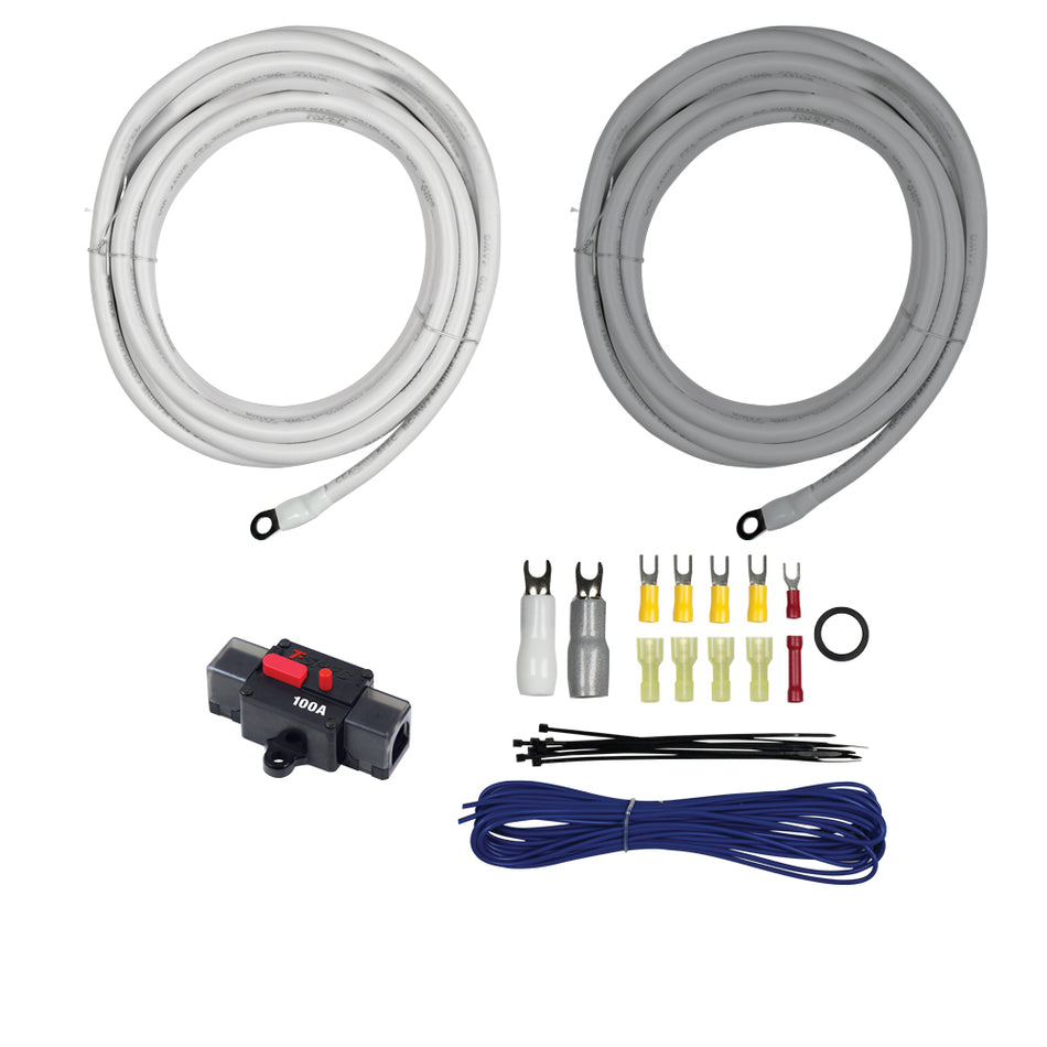 T-Spec V10-2041 4 Gauge Amp Wiring Kit - 20' (6.1 M) V10-2041 — Quality Boat Parts