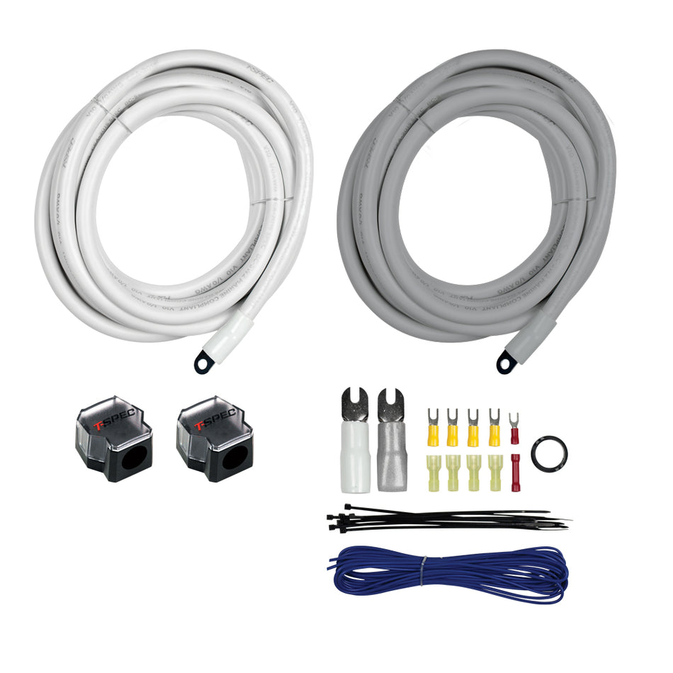 T-Spec V10-D104K 4 Gauge Add-A-Amp Kit f/1/0 Gauge Wire V10-D104K — Quality Boat Parts