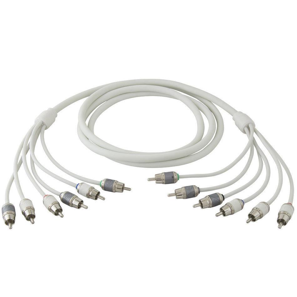 T-Spec V10 Series RCA Audio Cable - 6 Channel - 17' (5.18 M) V10R176 — Quality Boat Parts