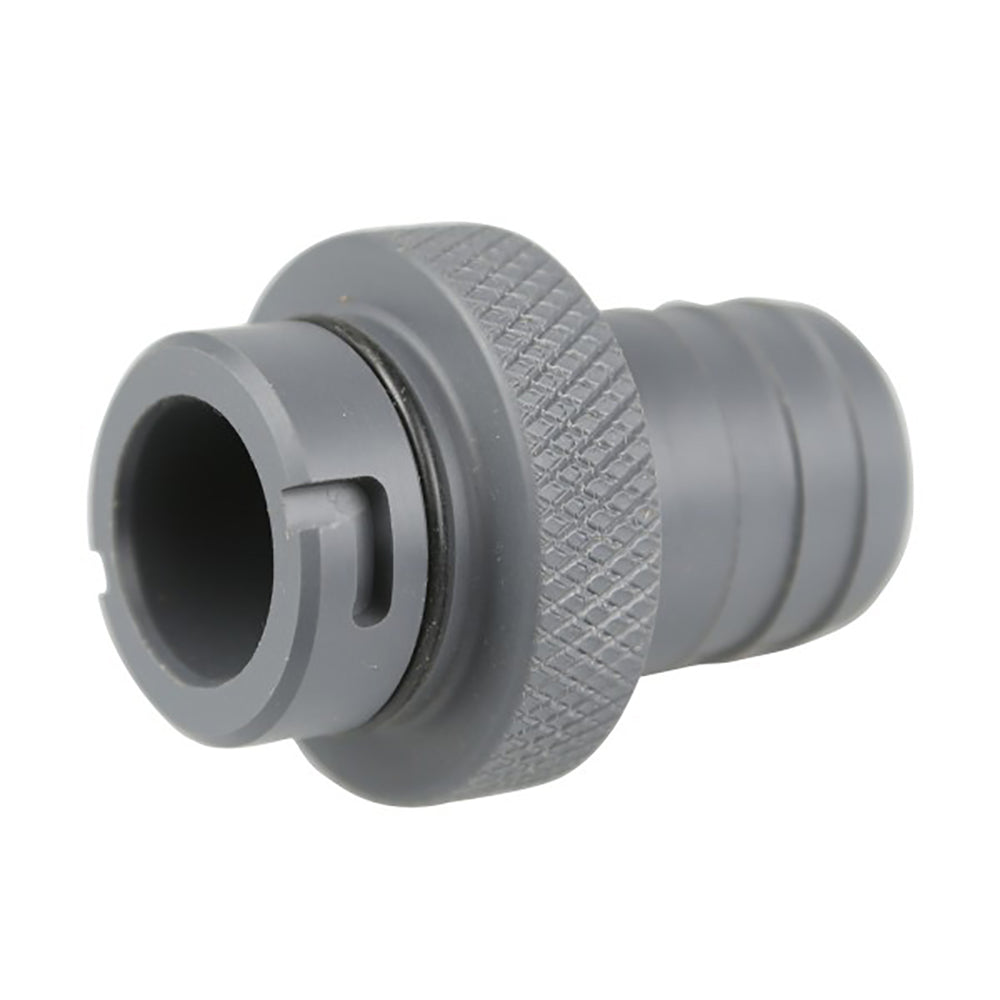 FATSAC 3/4" Male Quick Connect 1-1/8" Barbed Tsunami Pump Threads w/O-Rings W738 — Quality Boat Parts