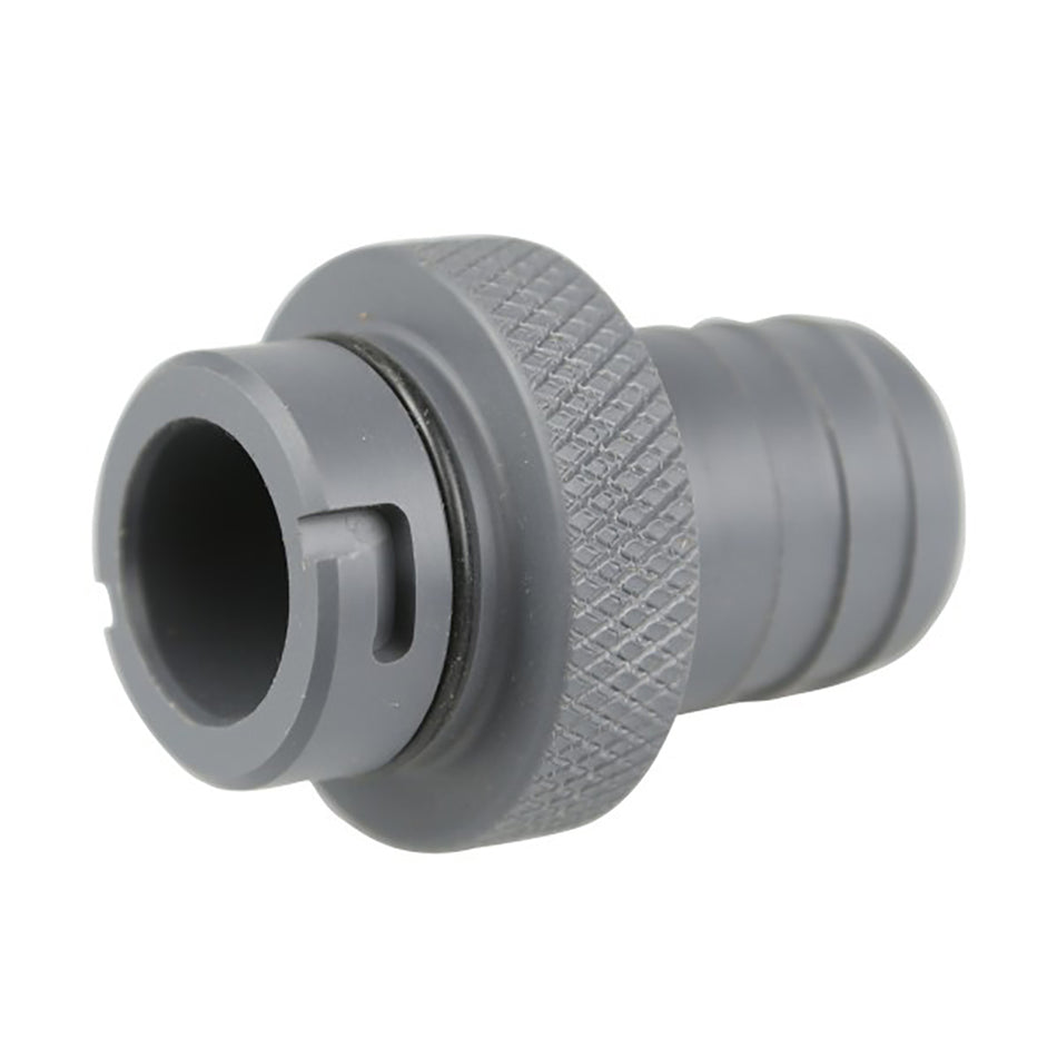 FATSAC 3/4" Male Quick Connect 1-1/8" Barbed Tsunami Pump Threads w/O-Rings W738 — Quality Boat Parts