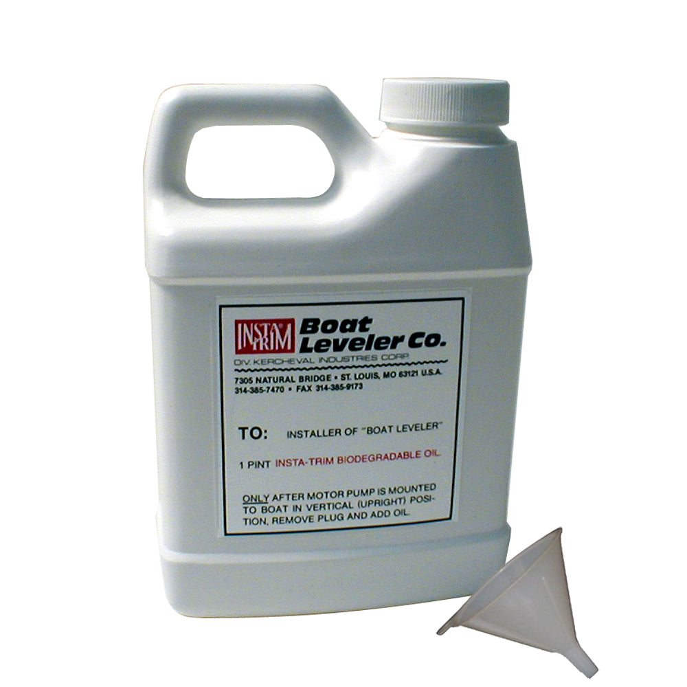 Boat Leveler Oil & Funnel Kit 12612 — Quality Boat Parts