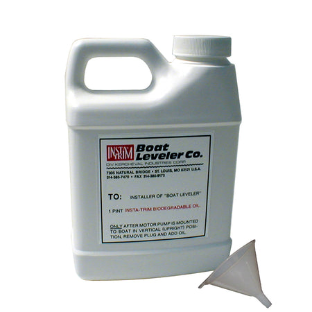 Boat Leveler Oil & Funnel Kit 12612 — Quality Boat Parts
