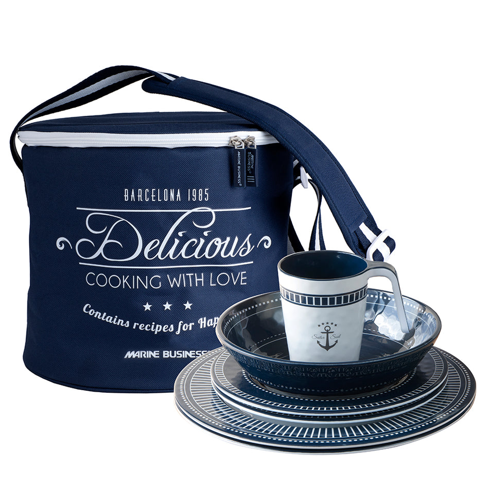 Marine Business Melamine Tableware & Basket - SAILOR SOUL - Set of 16 14147 — Quality Boat Parts