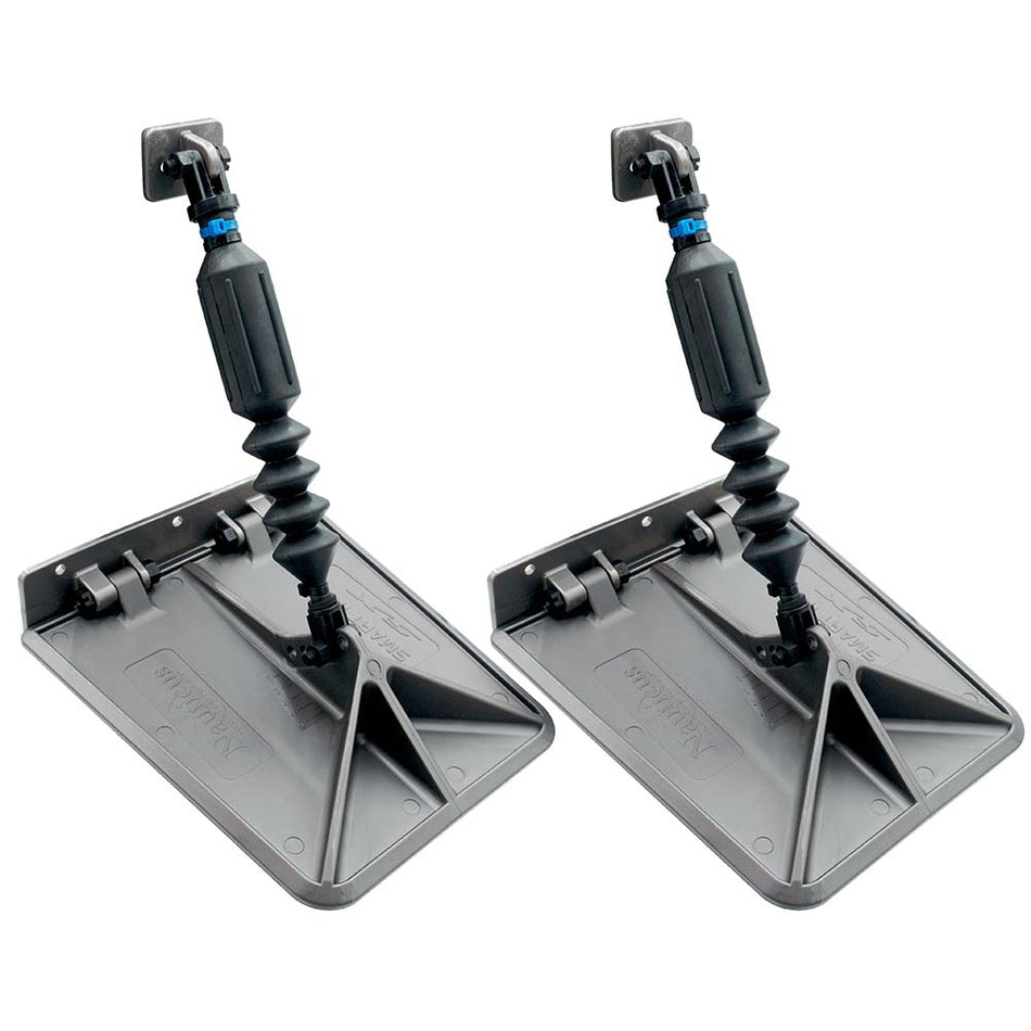 Nauticus SX 9.5 x 10 Smart Tabs 12-16' Boats w/40lb Actuators - 40-80HP - Gunmetal Grey SXG9510-40 — Quality Boat Parts