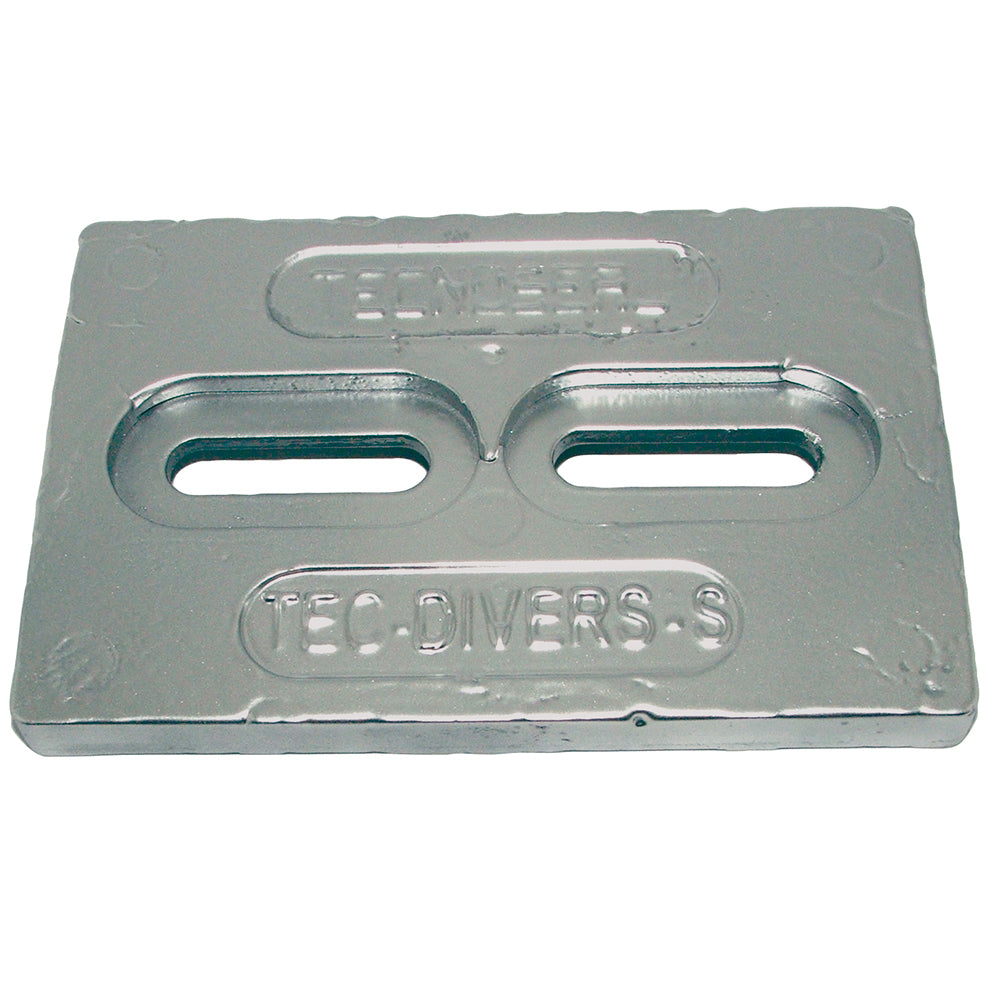 Tecnoseal Mini Aluminum Plate Anode 6" x 4" x 1/2" TEC-DIVERS-SAL — Quality Boat Parts