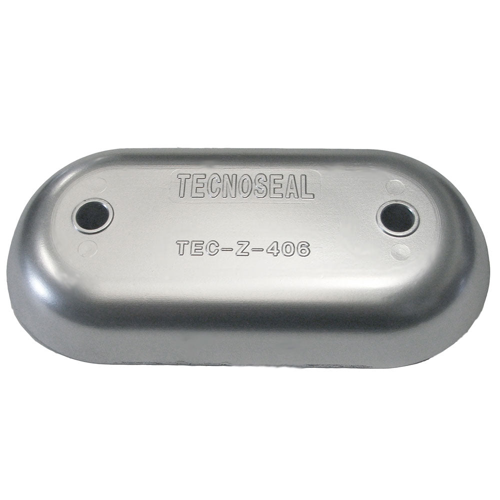 Tecnoseal Z406 Hull Plate Anode - Zinc TEC-Z-406 — Quality Boat Parts