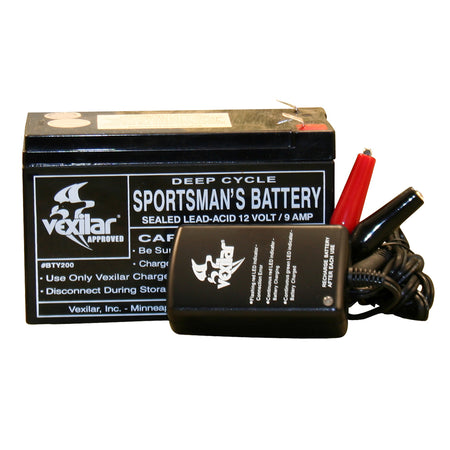 Vexilar Battery & Charger V-120 — Quality Boat Parts