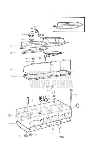 Volvo Penta Flange Screw - Volvo Penta (838775) — Quality Boat Parts