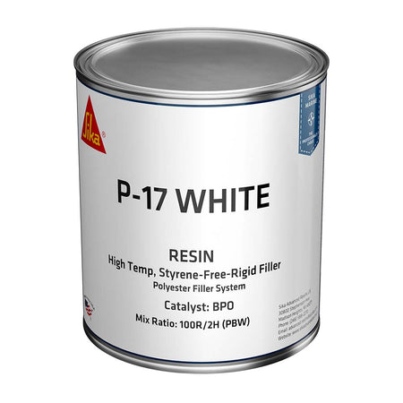 Sika SikaBiresin® AP017 White Base Quart Can BPO Hardener Required 658975 — Quality Boat Parts