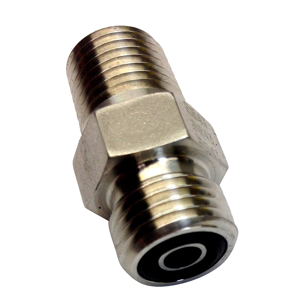Uflex Powertech Male Connector f/Autopilot to ORF Hose UPS 4-4 FLO-SS — Quality Boat Parts