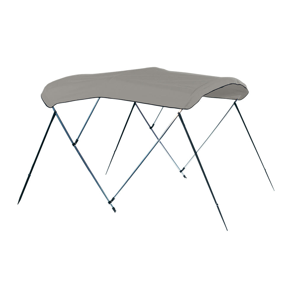 Carver 3 Bow 4669U Bimini Top with Boot - Cadet Grey Acrylic A4669UB-10 — Quality Boat Parts