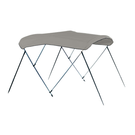 Carver 3 Bow 4669U Bimini Top with Boot - Cadet Grey Acrylic A4669UB-10 — Quality Boat Parts