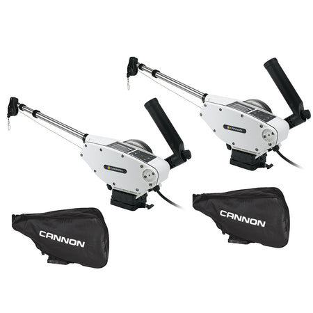 Cannon Optimum™ 10 Tournament Series (TS) BT Electric Downrigger 2-Pack w/Black Covers 1902340X2/COVERS — Quality Boat Parts
