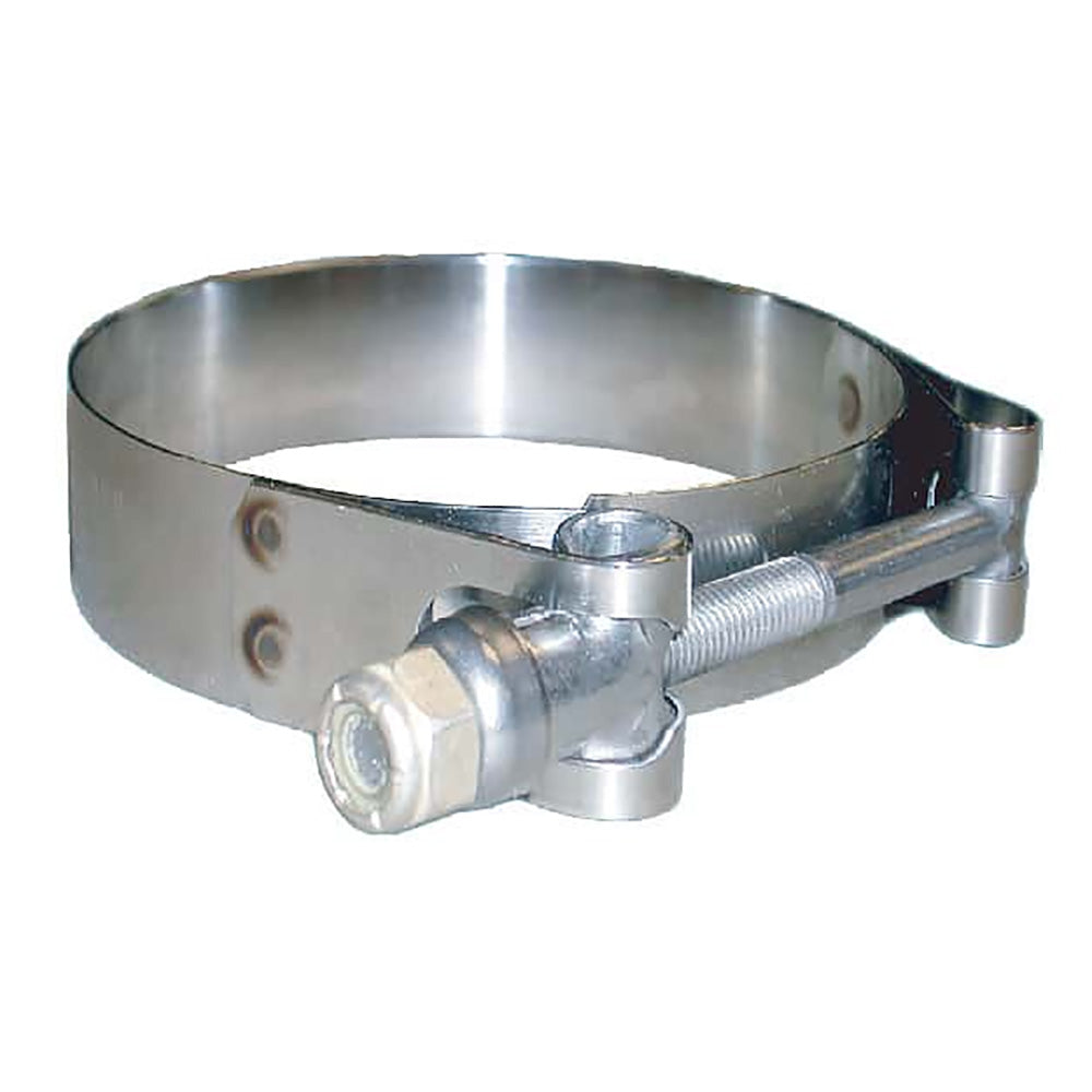 Trident Marine 316 SS T-Bolt Clamp - 3/4" Band - 4.37"-4.94" Range 720-4000L — Quality Boat Parts