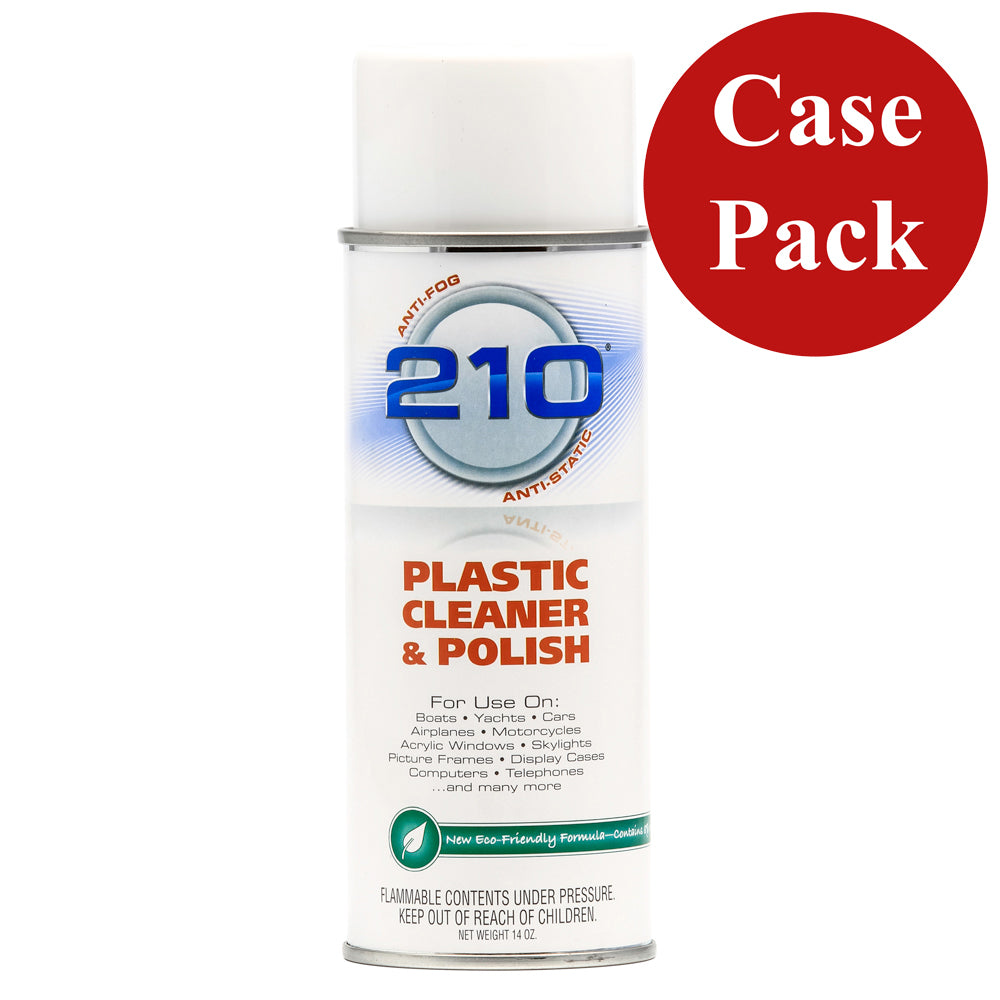 Camco 210 Plastic Cleaner Polish - 14oz Spray - Case of 12 40934CASE — Quality Boat Parts
