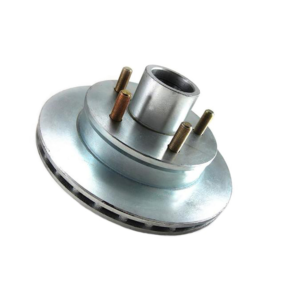 Load Rite Rotor Complete Kit Vented 9.75" Integral, No Grease 5 Stud Dacromet Finish Knott 4265.47K — Quality Boat Parts