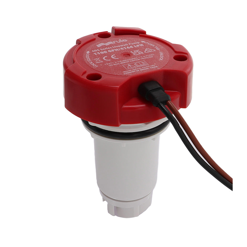 Rule 1100 GPH Livewell Pump Replacement Motor Cartridge 67DR — Quality Boat Parts