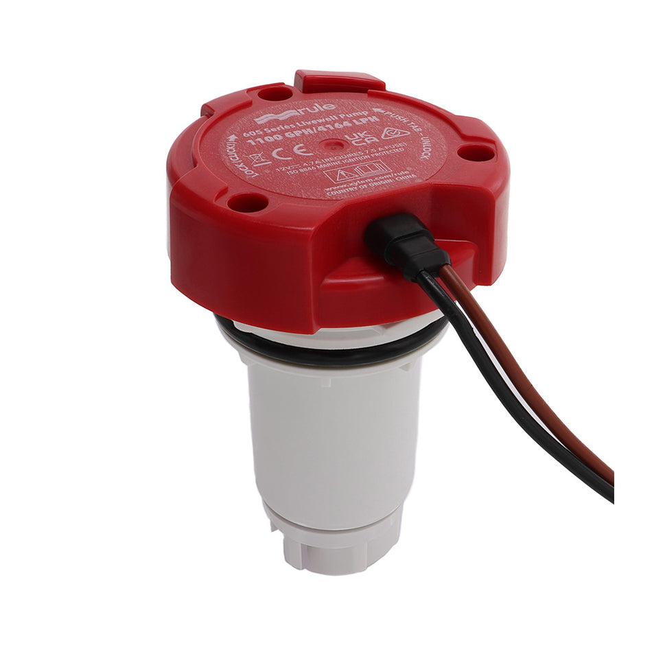 Rule 1100 GPH Livewell Pump Replacement Motor Cartridge 67DR — Quality Boat Parts