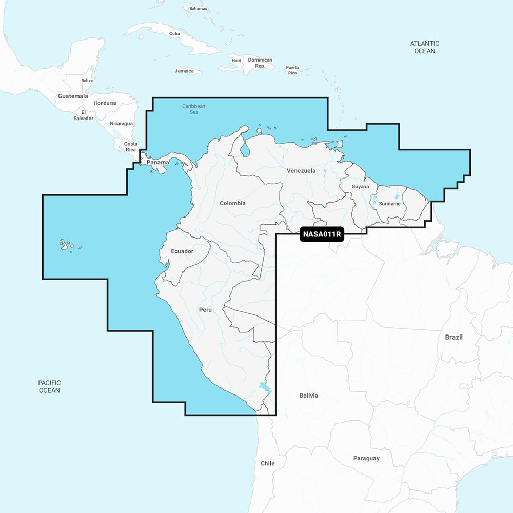 Navionics NASA011R - South America North - Navionics+ 010-C1460-30 — Quality Boat Parts