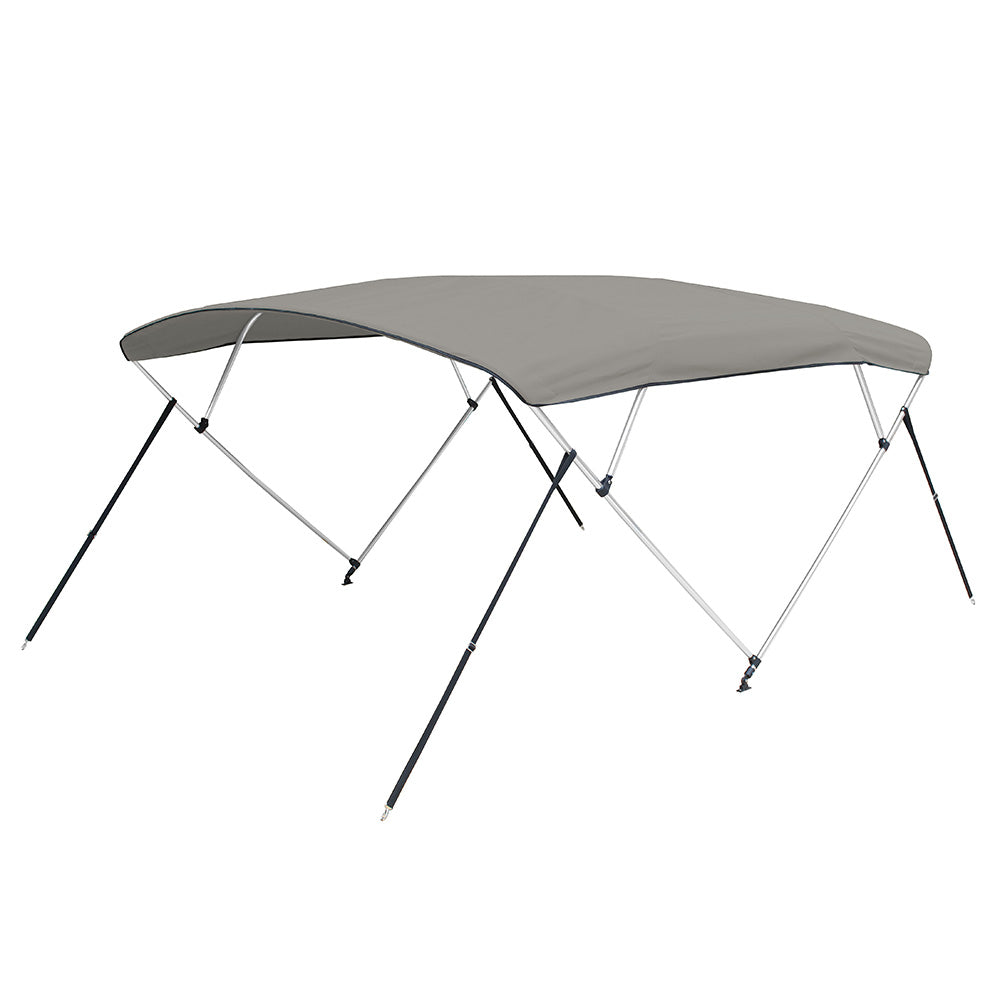 Carver 4 Bow 5487U Bimini Top with Boot - Cadet Grey Acrylic A5487UB-10 — Quality Boat Parts