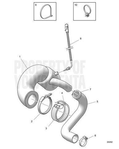 Volvo Penta V-Band Clamp - Volvo Penta (21325767) — Quality Boat Parts