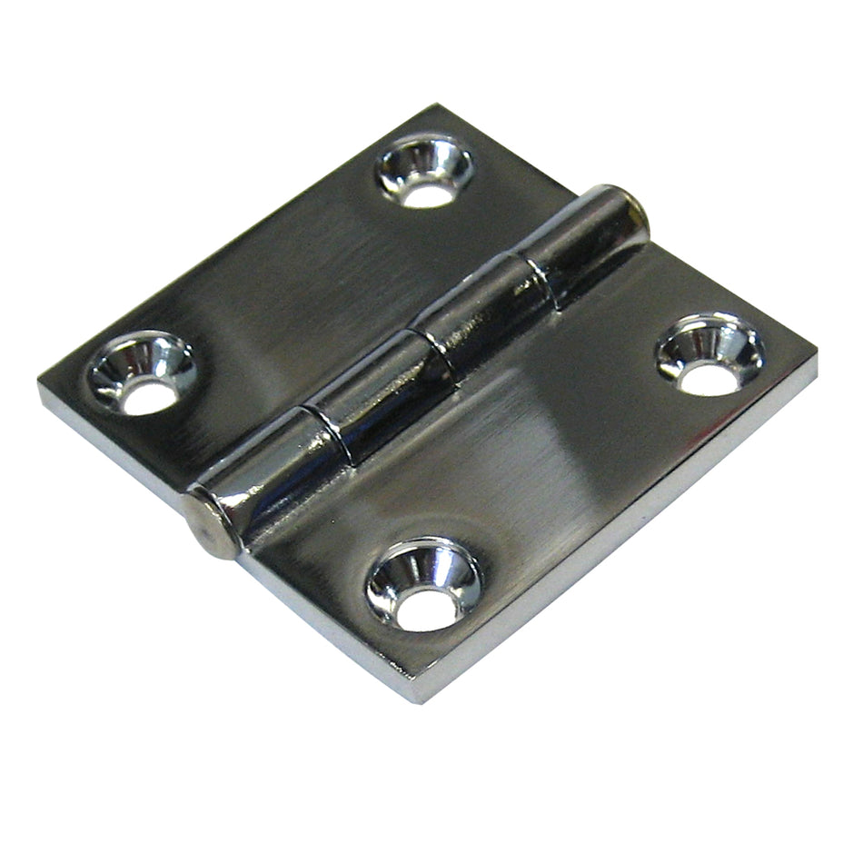 Whitecap Butt Hinge - CP/Zamac - 2" x 2" S-1497 — Quality Boat Parts