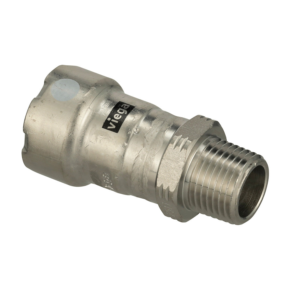 Viega MegaPress 316 FKM MPT Adapter - 1/2" x 1/2" (MPT) 91205 — Quality Boat Parts