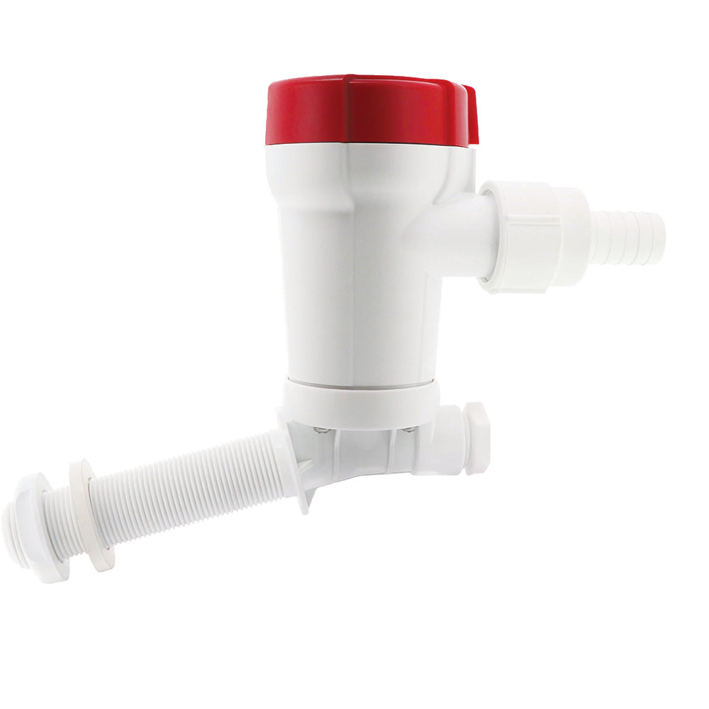 Rule 500 GPH Livewell Pump Angled Thru-Hull Inlet 601C — Quality Boat Parts