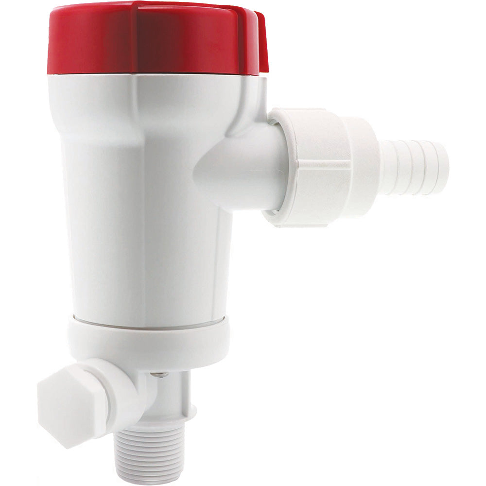 Rule 500 GPH Livewell Pump Straight Seacock Inlet 601FC — Quality Boat Parts