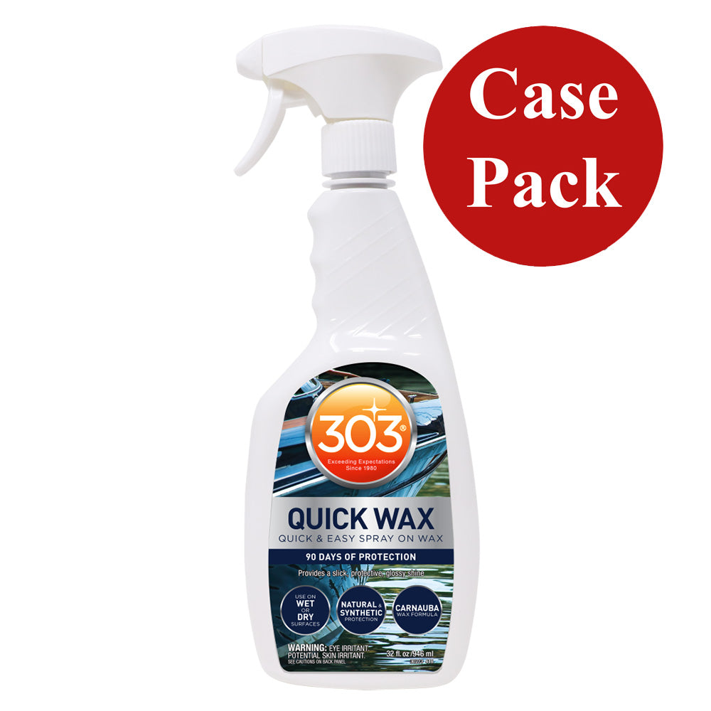 303 Marine Quick Wax - 32oz *Case of 6* 30213CASE — Quality Boat Parts