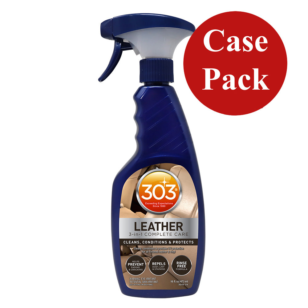 303 Automotive Leather 3-In-1 Complete Care - 16oz *Case of 6* 30218CASE — Quality Boat Parts