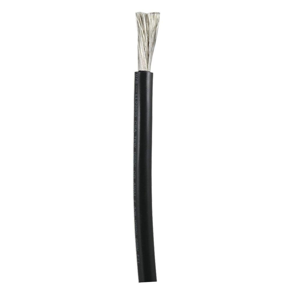 Ancor Black 1/0 AWG Battery Cable - Sold By The Foot 1160-FT — Quality Boat Parts