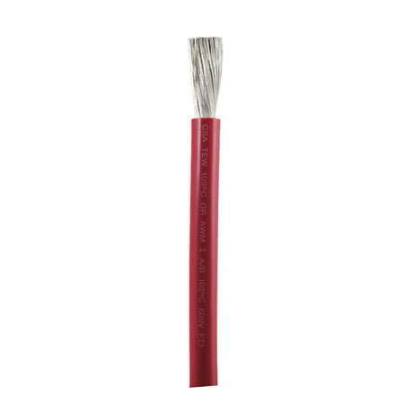 Ancor Red 1/0 AWG Battery Cable - Sold By The Foot 1165-FT — Quality Boat Parts