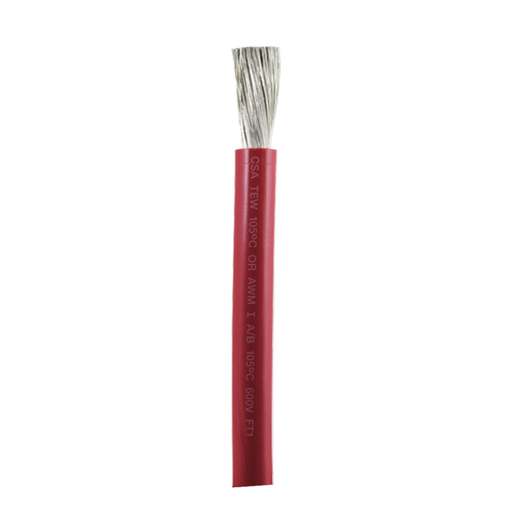 Ancor Red 2/0 AWG Battery Cable - Sold By The Foot 1175-FT — Quality Boat Parts