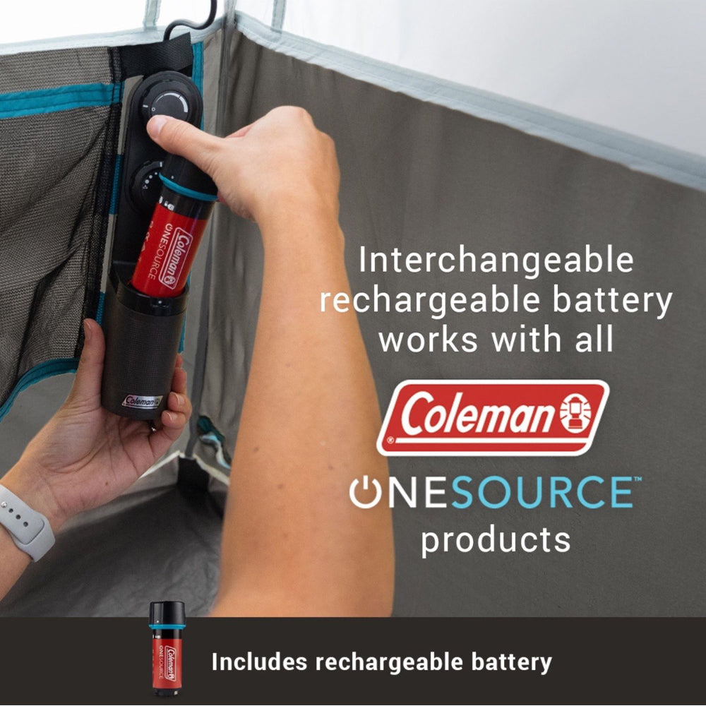 Coleman OneSource Rechargeable 4-Person Camping Dome Tent w/Airflow System & LED Lighting 2000035457 — Quality Boat Parts