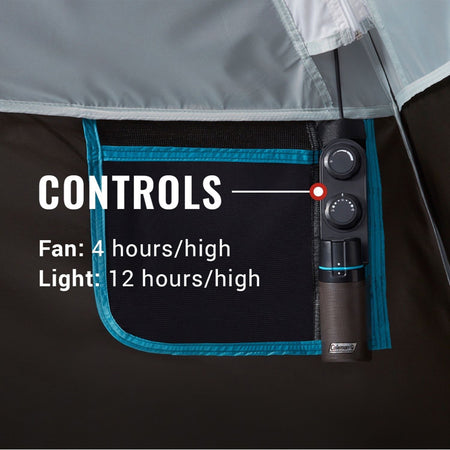 Coleman OneSource Rechargeable 4-Person Camping Dome Tent w/Airflow System & LED Lighting 2000035457 — Quality Boat Parts