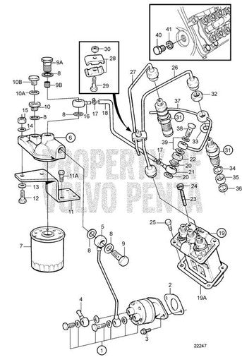 Volvo Penta Banjo Nipple - Volvo Penta (3580101) — Quality Boat Parts