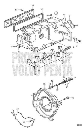 Volvo Penta Cap - Volvo Penta (3853138) — Quality Boat Parts