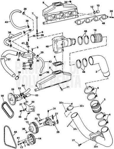 Volvo Penta Screw, Volvo Penta - Volvo Penta (3853155) — Quality Boat Parts