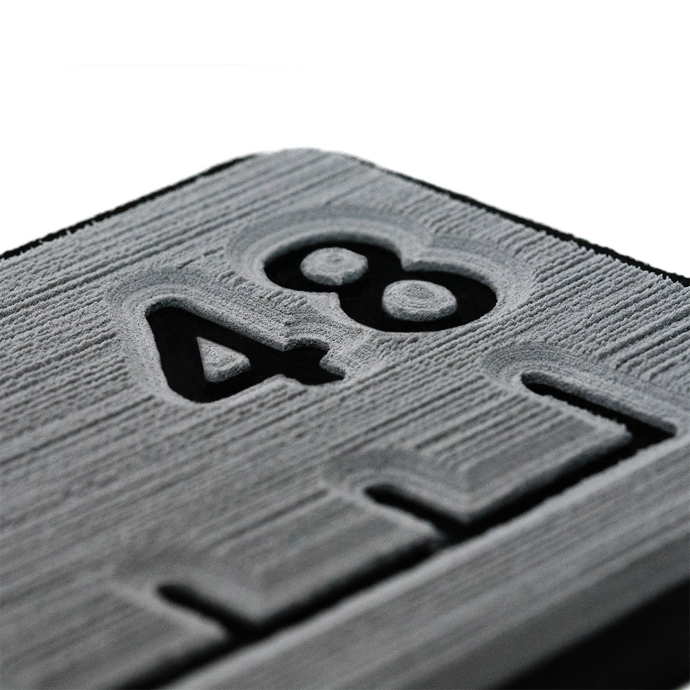 SeaDek 48" Routed Ruler - 6mm - Brushed Texture - Storm Grey/Black 53584-80066 — Quality Boat Parts