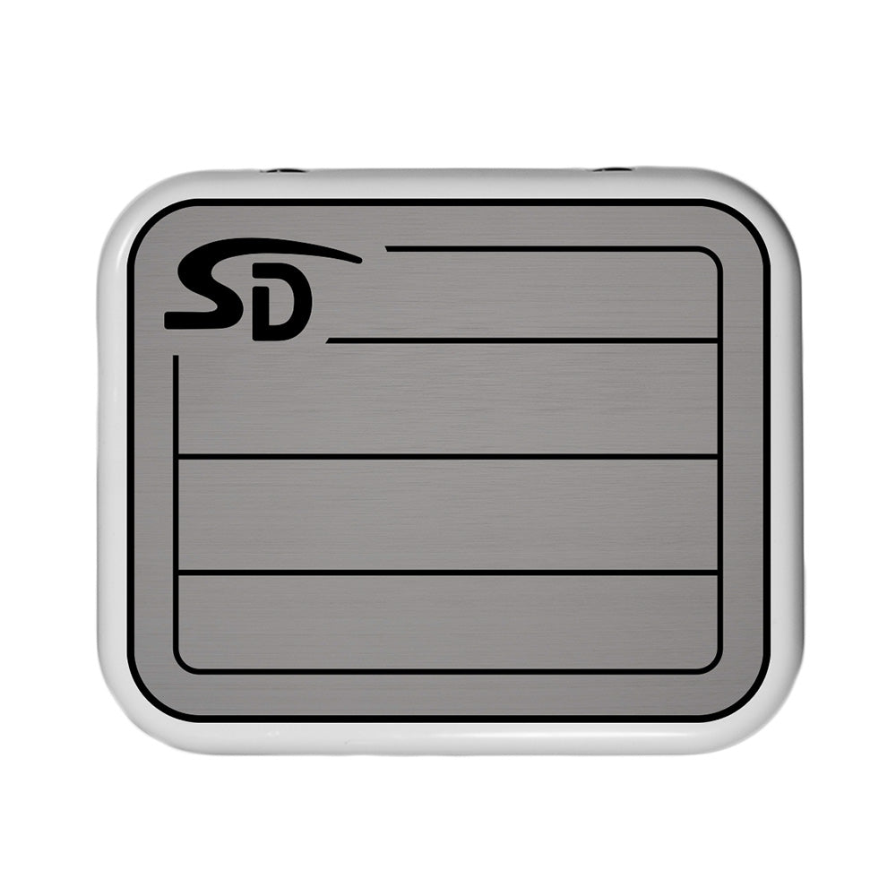 SeaDek YETI Roadie 24 Teak Cooler Pad - 6mm - Storm Grey/Black 53637-80066 — Quality Boat Parts