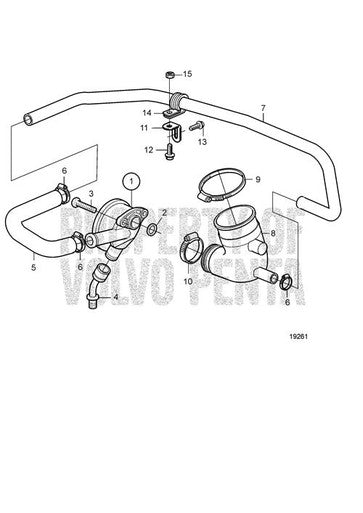 Volvo Penta Tube (V2) - Volvo Penta (20459255) — Quality Boat Parts