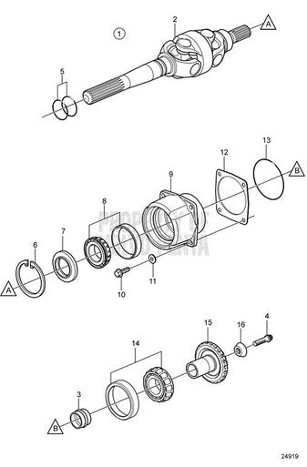Volvo Penta Gear Set Kit (21130692) — Quality Boat Parts