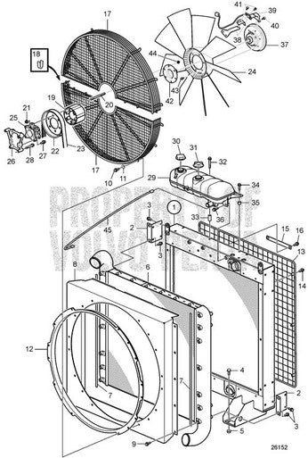 Volvo Penta Fan Hub (V2) - Volvo Penta (21924453) — Quality Boat Parts